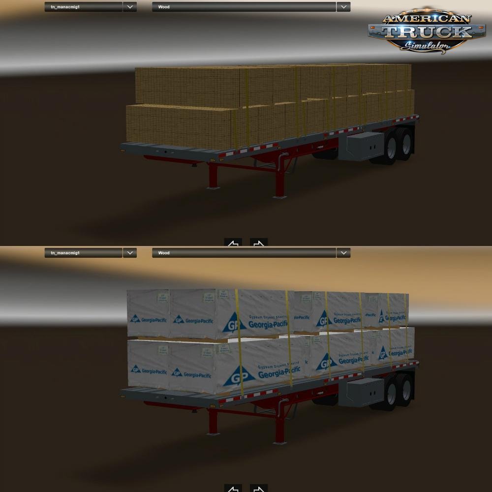 Manac 2 Axles Trailer for Ats