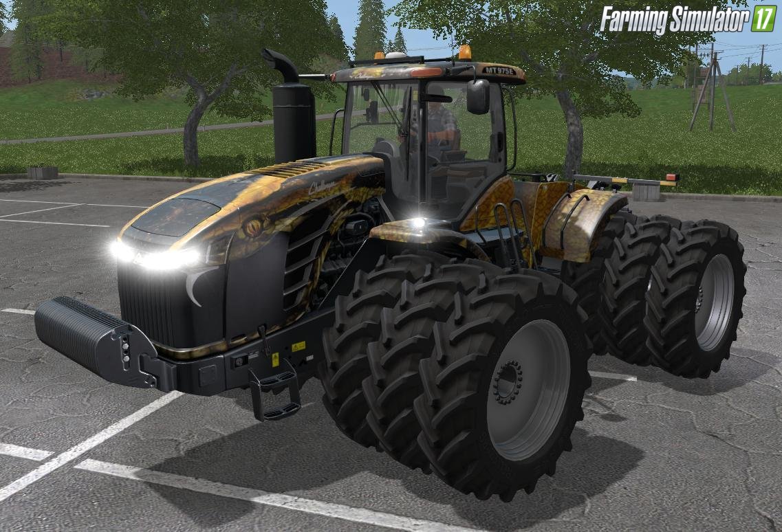 Challenger MT900E Field Anaconda v1 for Fs17