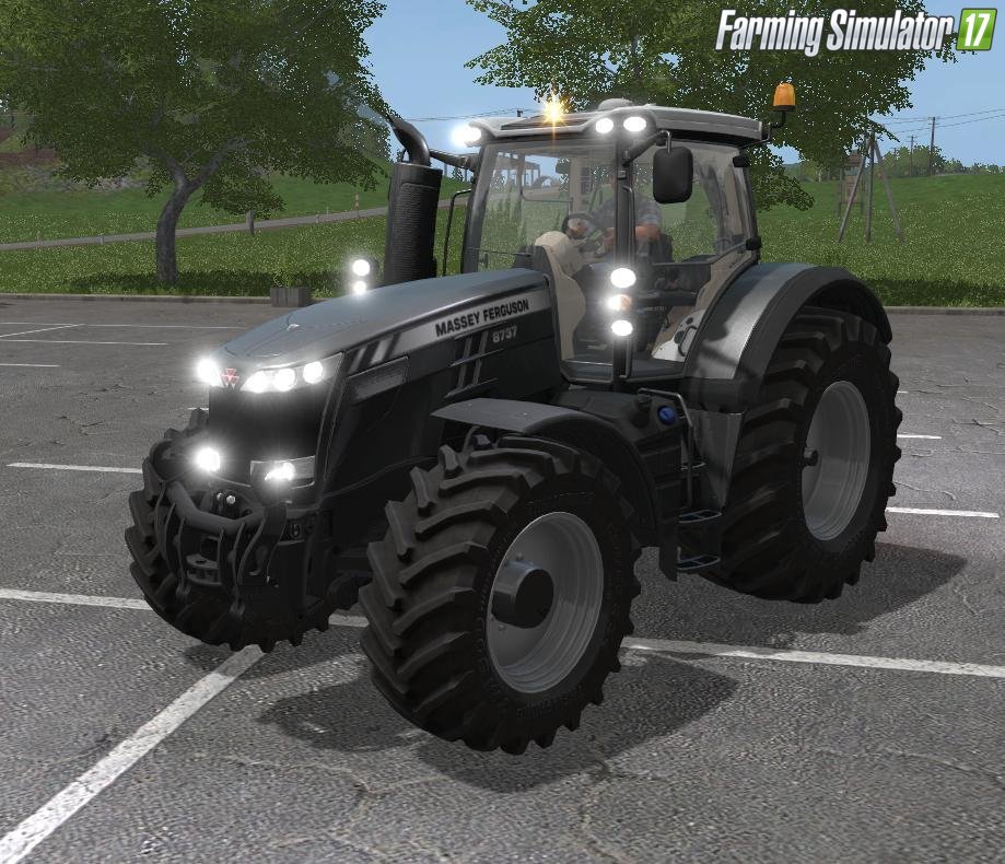 Massey Ferguson 8737 Black Edition v1 for Fs17