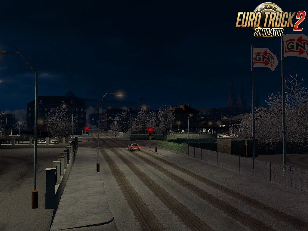 Winter & Snow mod v1.2 for ETS2