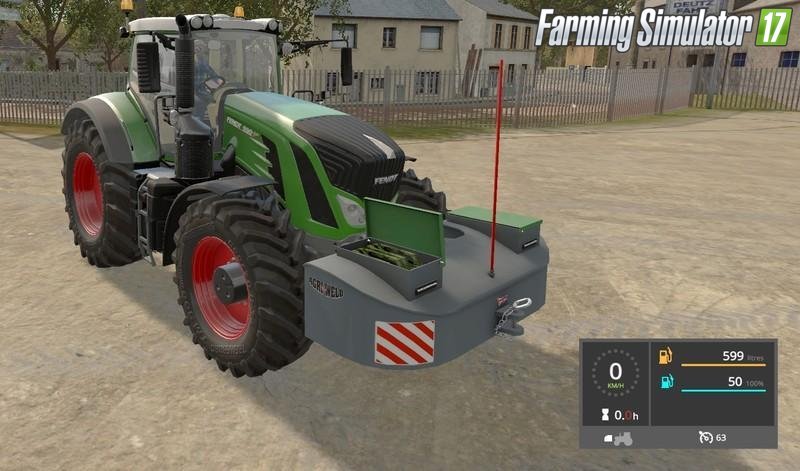 Pack 2 Front weight AGRI WELD with Fuel v1.0.0 for Fs17