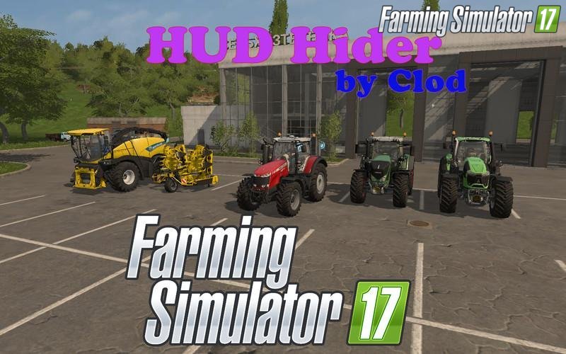 Hud Hider v1.15 for Fs17