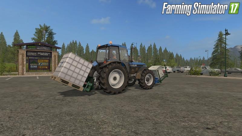 Adaptor frame implement frontloader v1.0 for Fs17