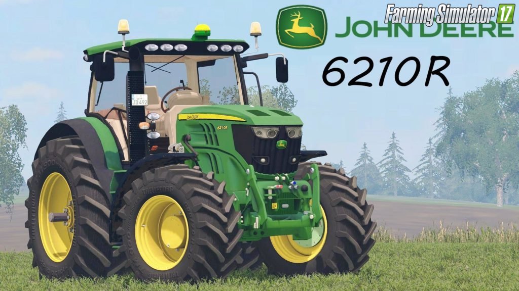 Tractor JOHN DEERE 6210R for Fs17