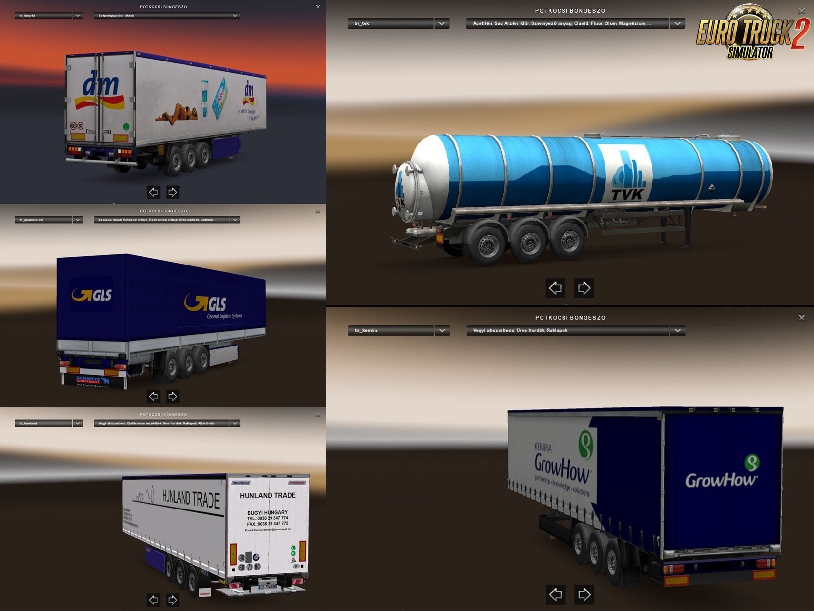 Trailers Pack by azannya26 for Ets2