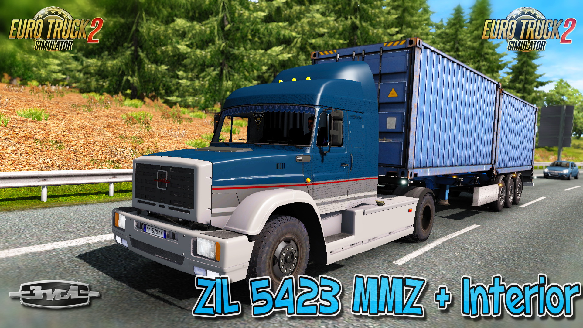 ZIL 5423 MMZ + Interior v2.5 (1.25.x) for ETS 2