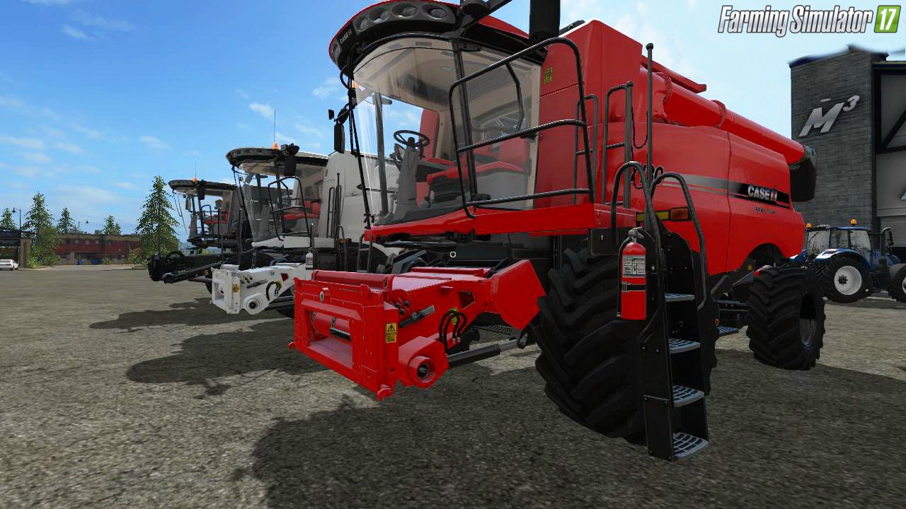 Combine Case IH + Cutters Pack v1.0 by Stevie for FS 17