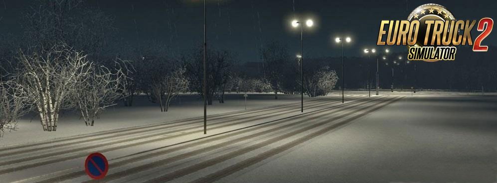 Winter & Snow mod v1.2 for ETS2