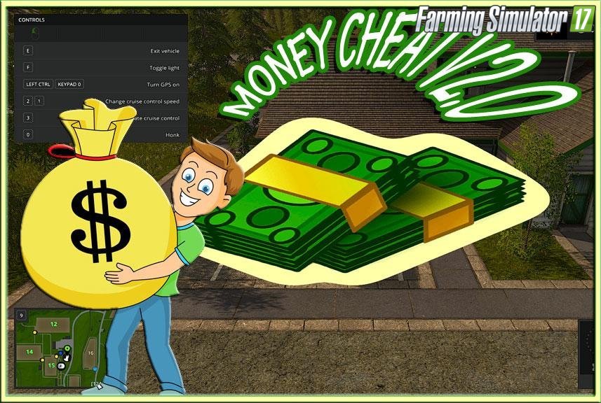 Money Cheat v2.0 for Fs17