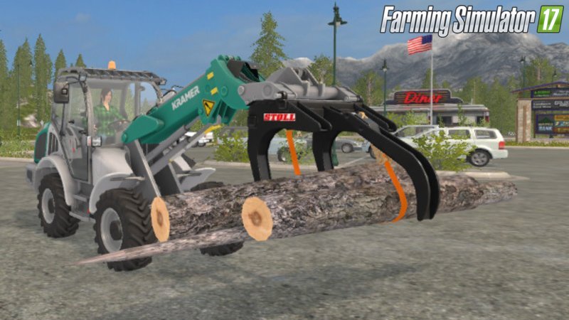 Stoll Log Grapple With Strap v1.1 for Fs17