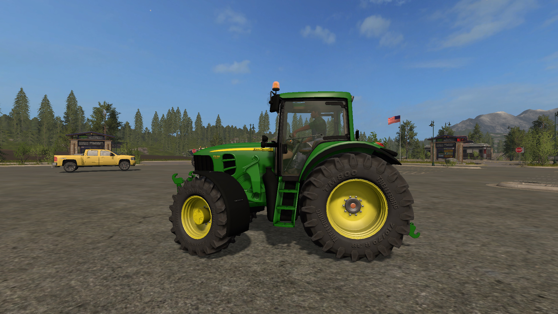 Tractor John Deere 7430/7530 Premium v1.0 by MB3D for FS 17