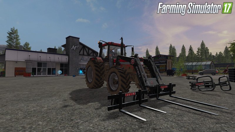 Stoll Long Pallet fork v1.0 for Fs17