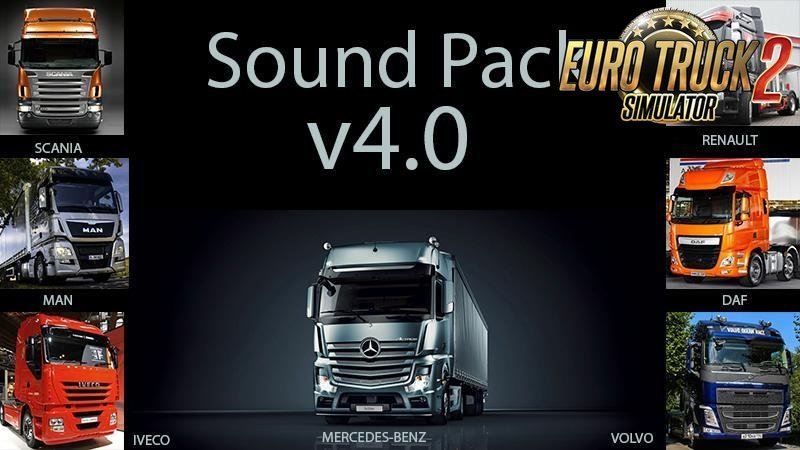 Mega Sound Pack for all truck in Ets2