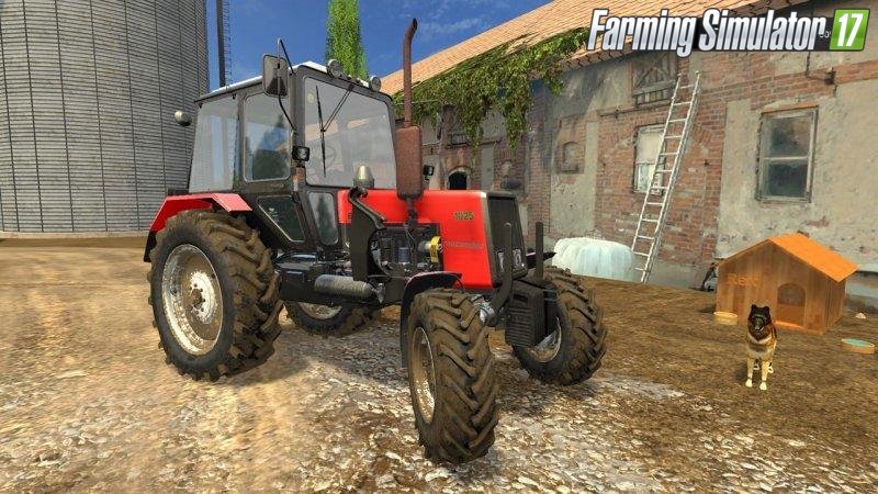 Tractor MTZ 1025.3 Belarus Kun for Fs17