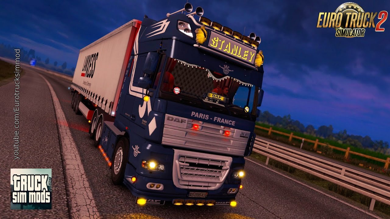 DAF XF 105 + Interior v1.0 Edit by Stanley (1.25.x) for ETS 2