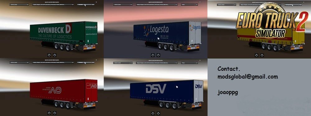 Trailers Skin Pack by joaoppg for Ets2