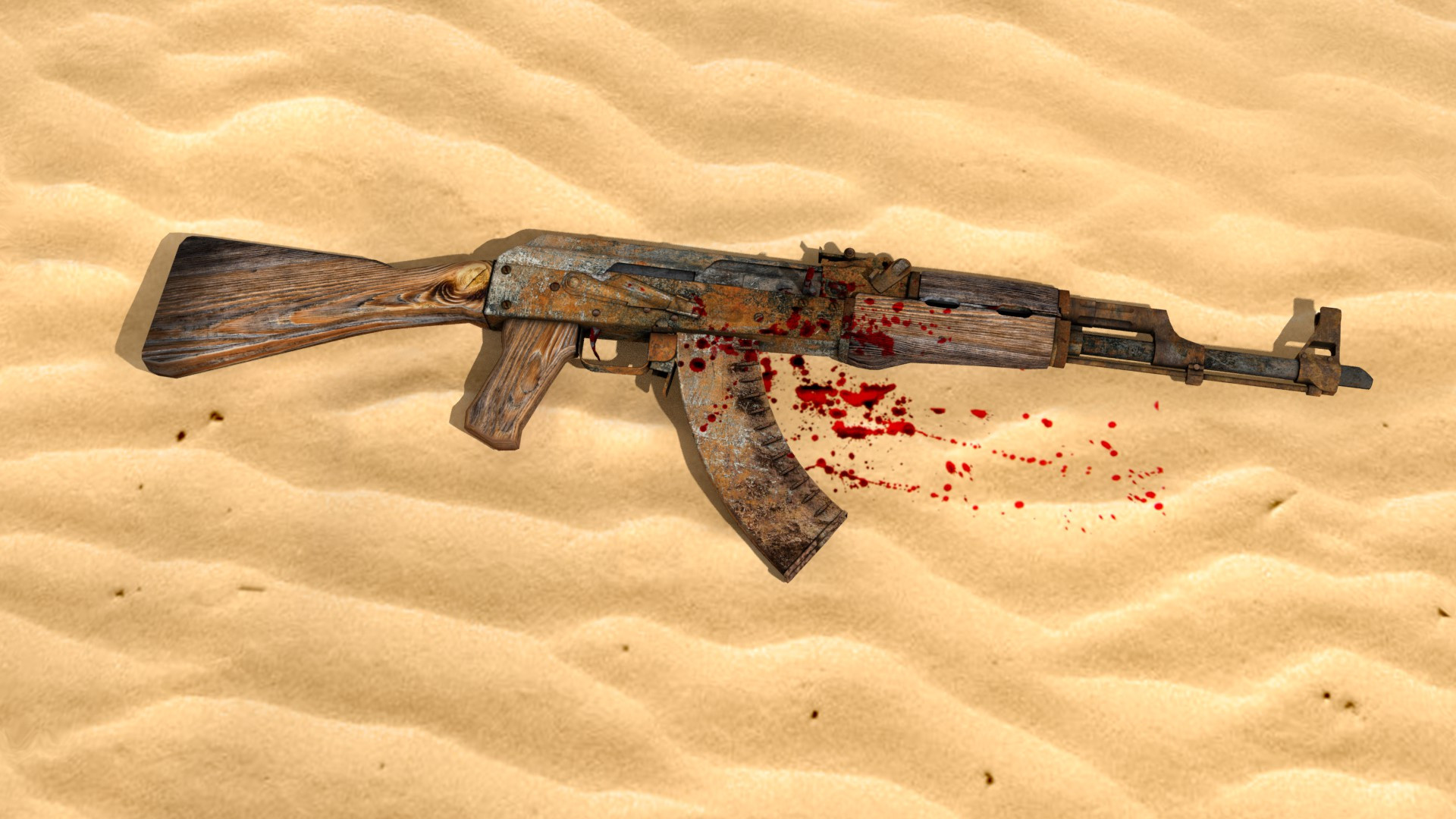AK 47 Survivor Skin v1.0 for CS:GO
