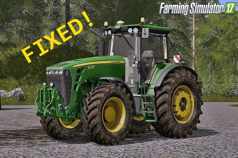 John Deere 8530-FIXED! v1.1 for Fs17