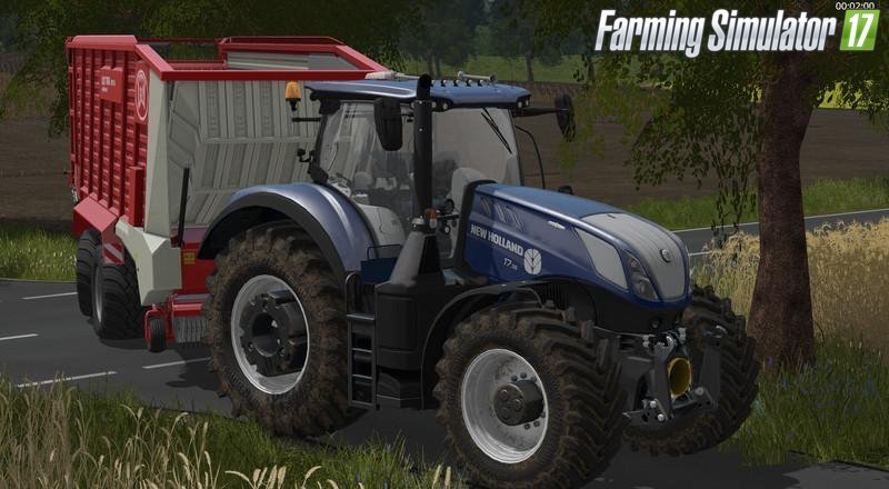 Tractor New Holland T7 Heavy Duty v1.1.1 With Real Light for Fs17