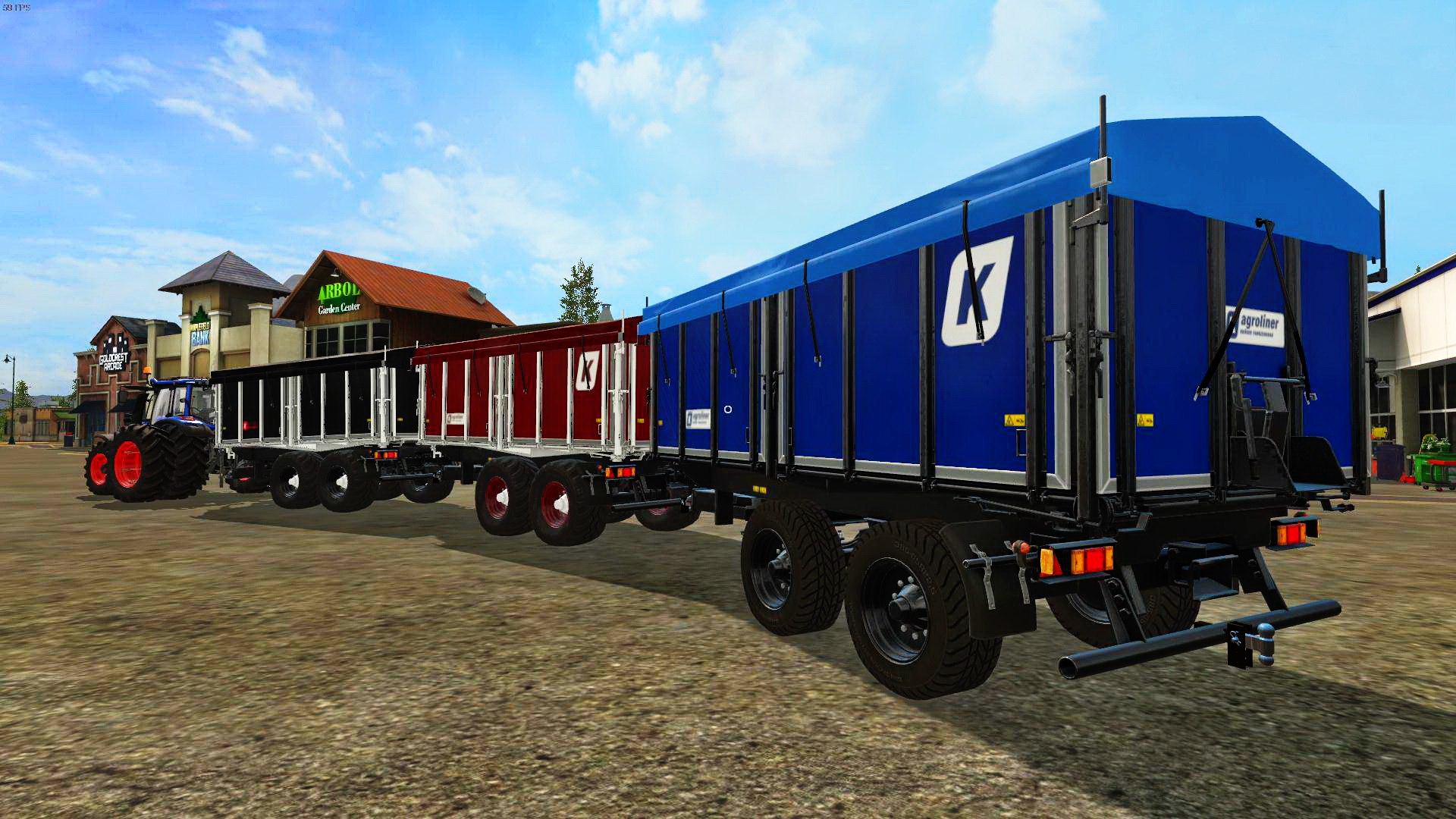 Trailer kroeger TKD302 v1.0 (Multicolor) for FS 17