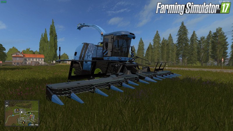 Krone Big X1100 v2.0 for Fs17