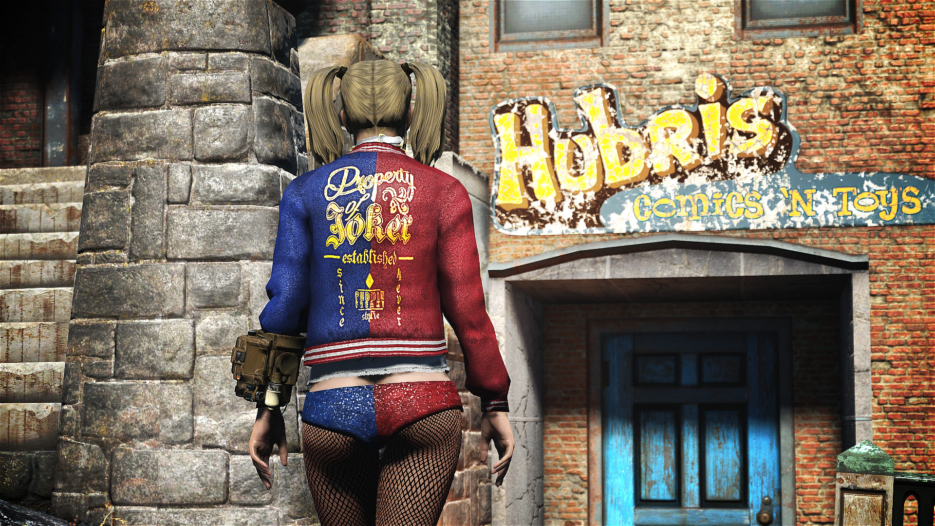 Costume Harley Quinn - CBBE v1.0 for Fallout 4
