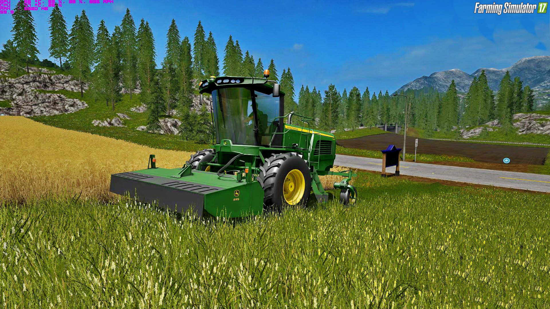 Combine John Deere W260 Windrower V11 For Fs 17 Simulator Mods Ets2 Ats Fs22 Csgo 4748