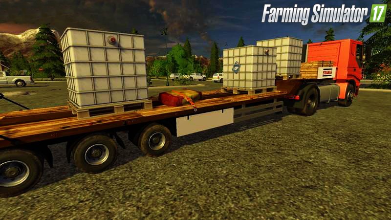 Trailer Lowboy in Strabag Look v1.0 for FS 17