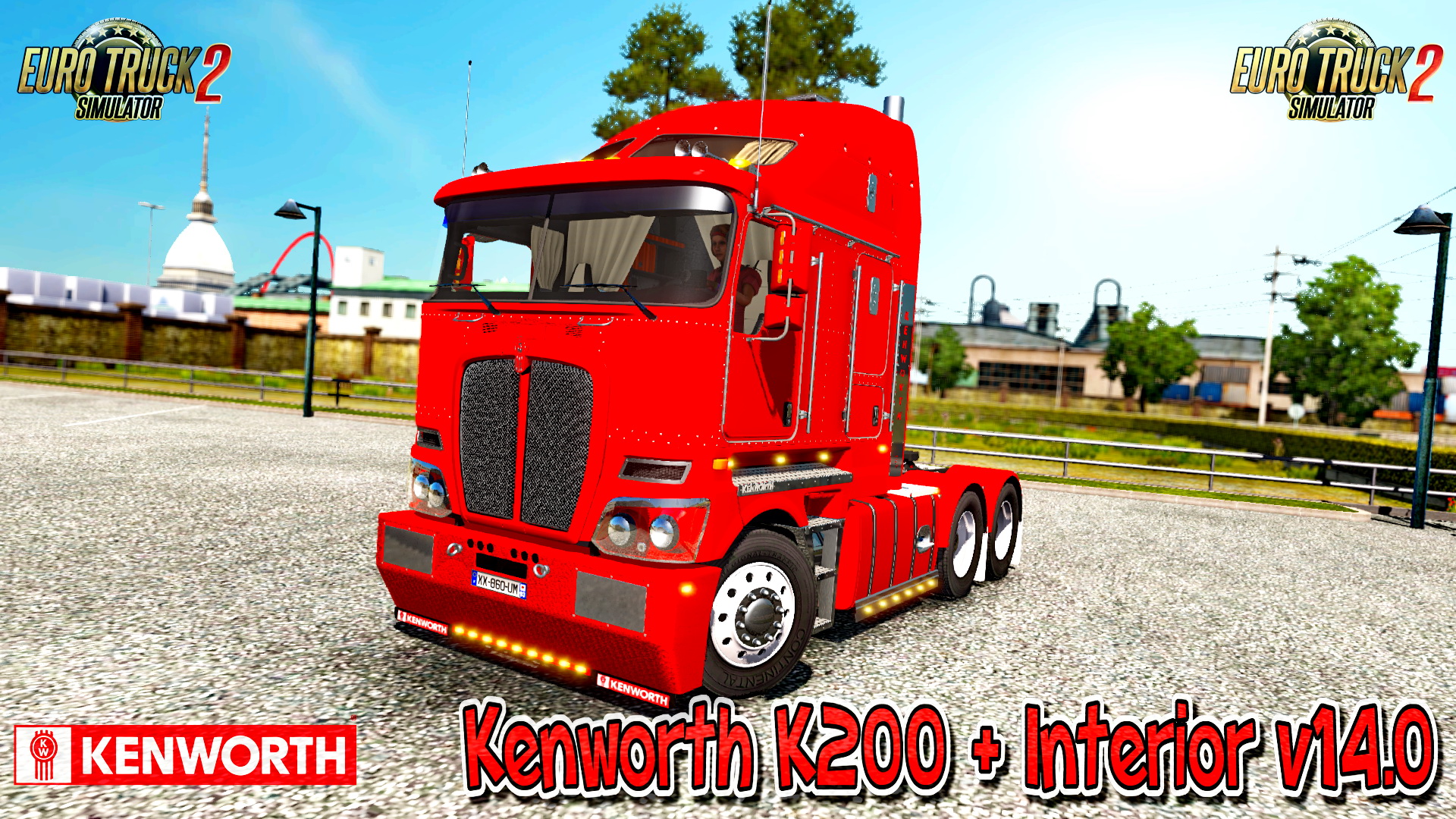 Kenworth K200 + Interior v14.0 (1.27.x) (Updated) for ETS 2