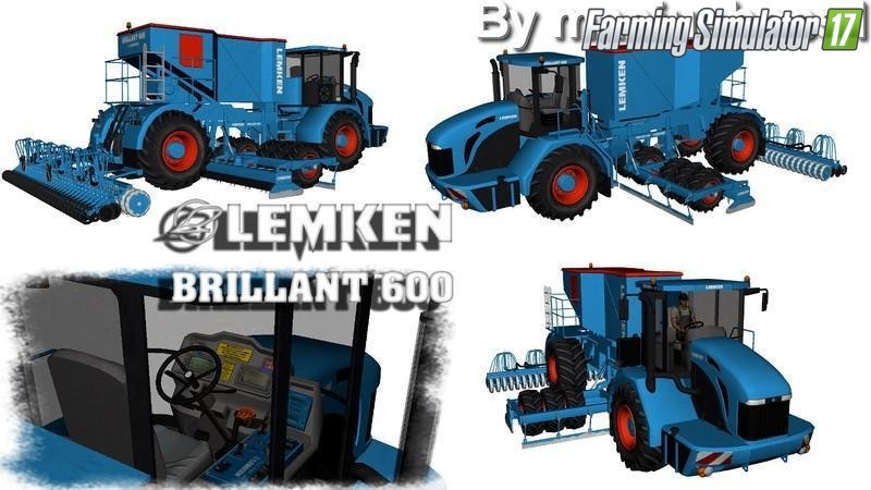 Lemken Brillant 600 v1.0 for Fs17