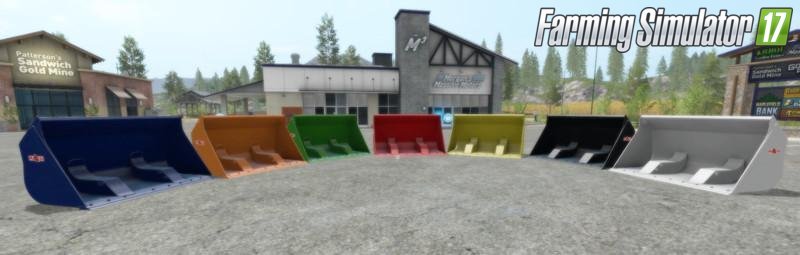 Wheel loaders Universalschaufel 10k v1.0.0.1 Multicolor for Fs17