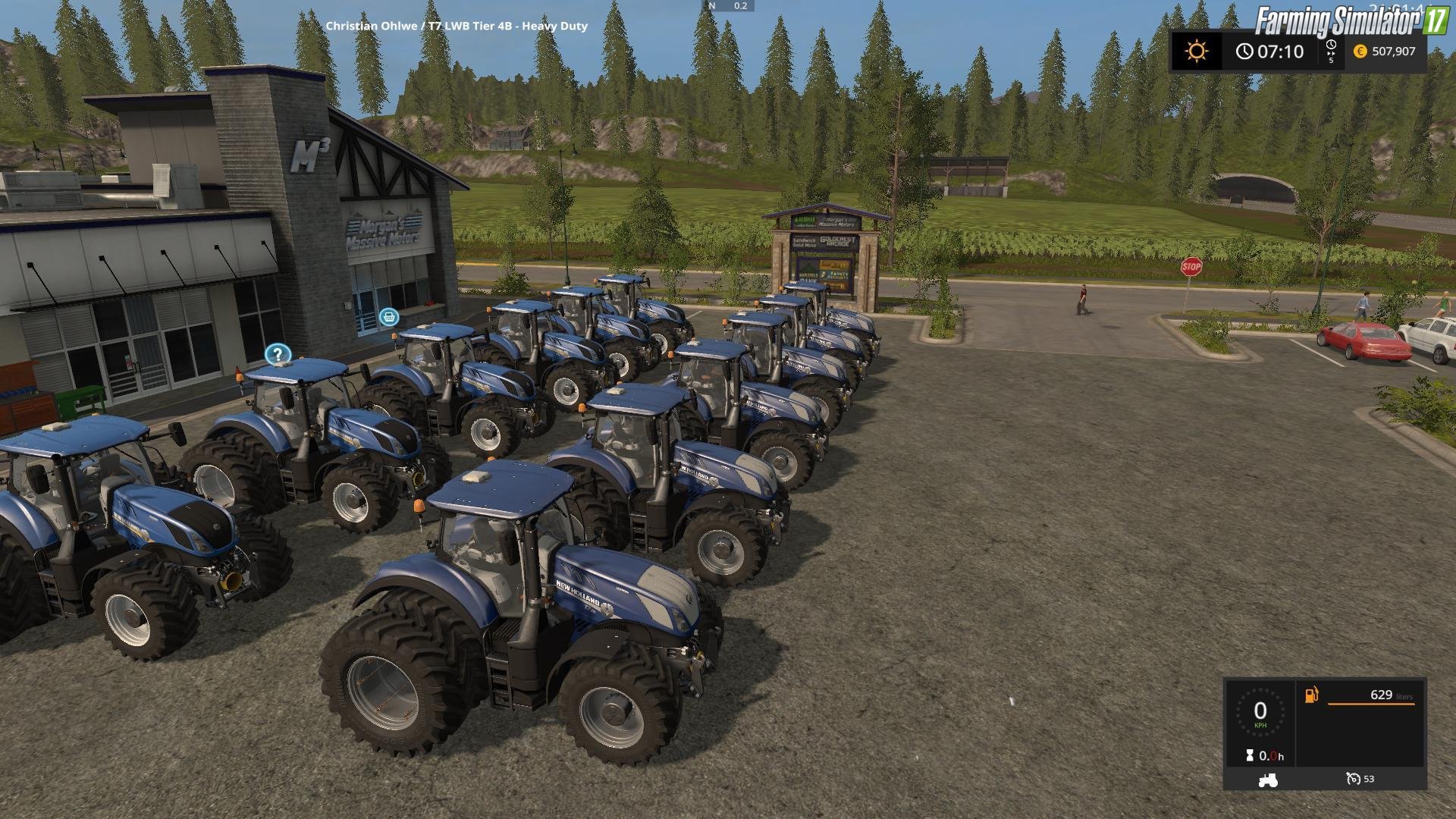 New Holland T7 LWB Tier 4B – Heavy Duty v1.1.0.0 for Fs17