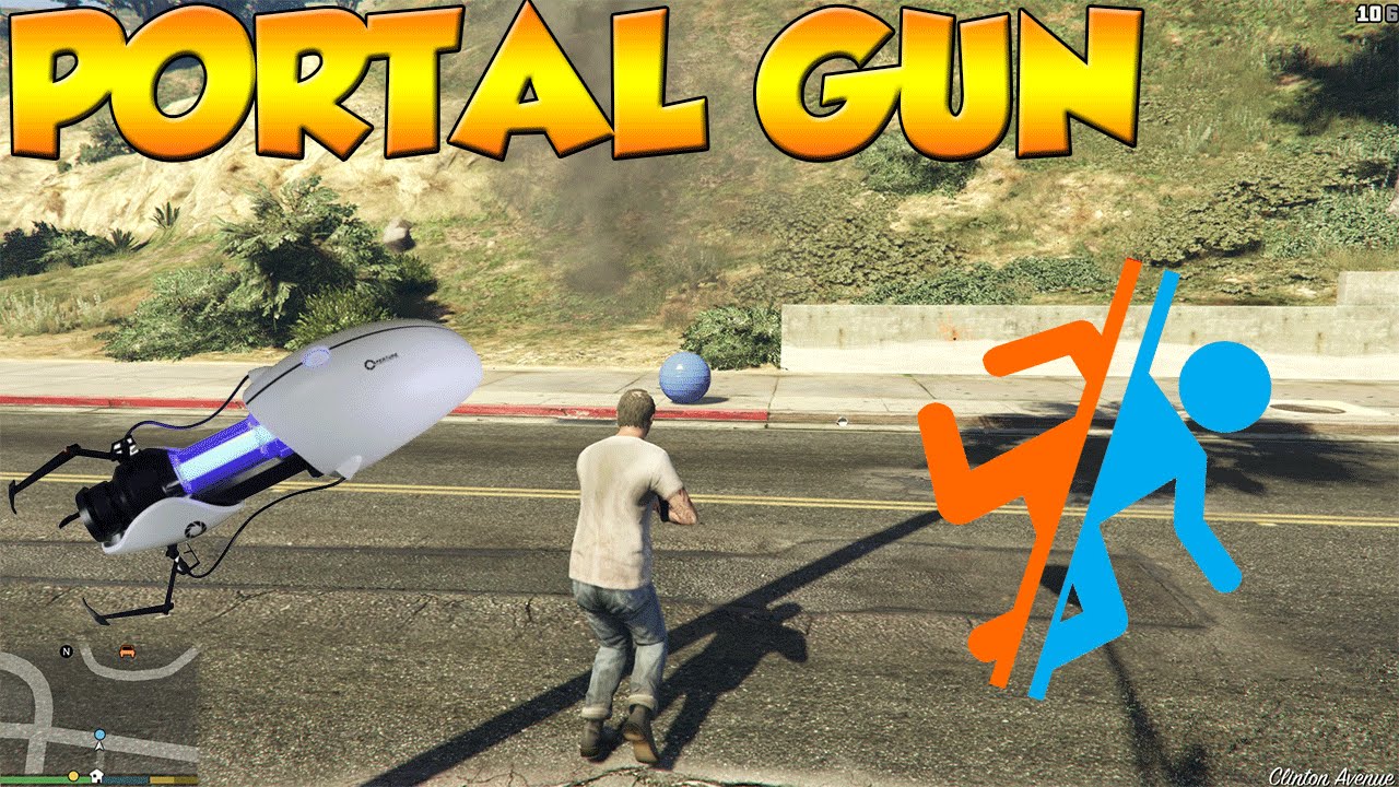 Portal Gun Mod v2.3 for GTA 5