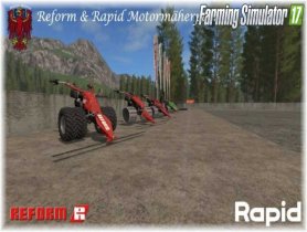 Reform and Rapid Motormaher Pack v2.0 for Fs17