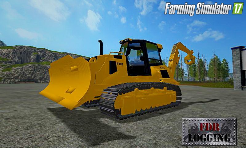 Forestry Bulldozer v1.0 by FDR Logging for FS 17