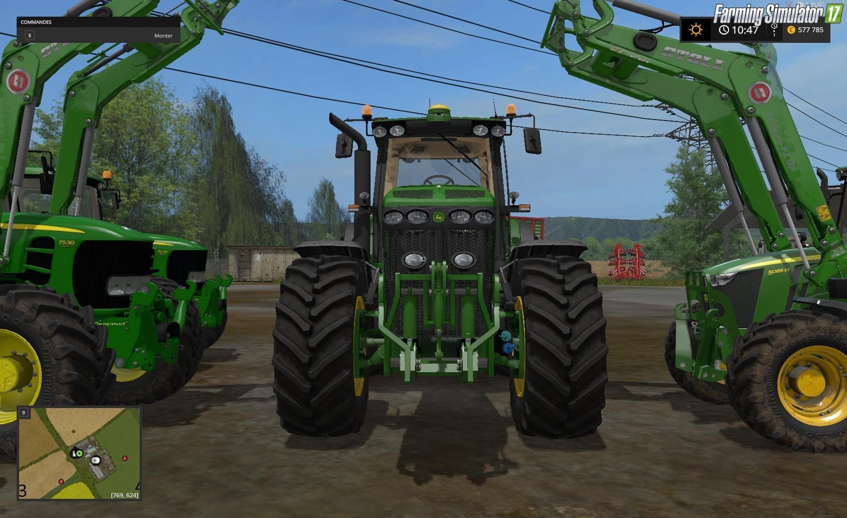 Tractors JOHN DEERE Pack 5/7/8 v2 for Fs17