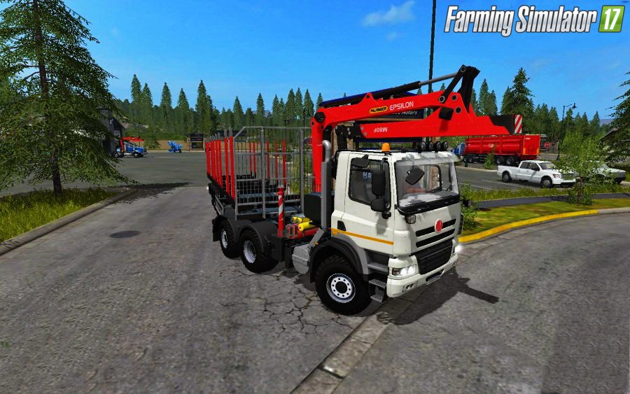 Tatra Phoenix 6×6 Agro with Forestry Crane v1.0 for FS 17