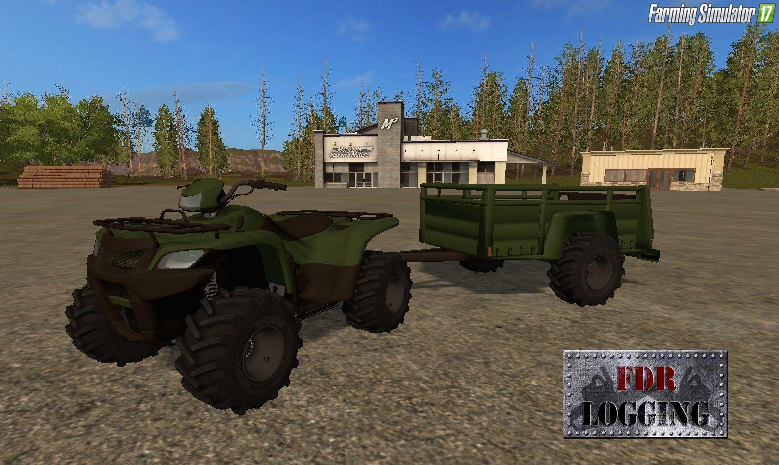FDR Logging – ATV + ATV Trailer v1.0 for Fs17