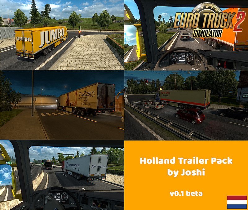 Holland Trailer Pack v1.0 by Joshi for Ets2 Holland Trailer Pack v1.0 by Joshi for Ets2