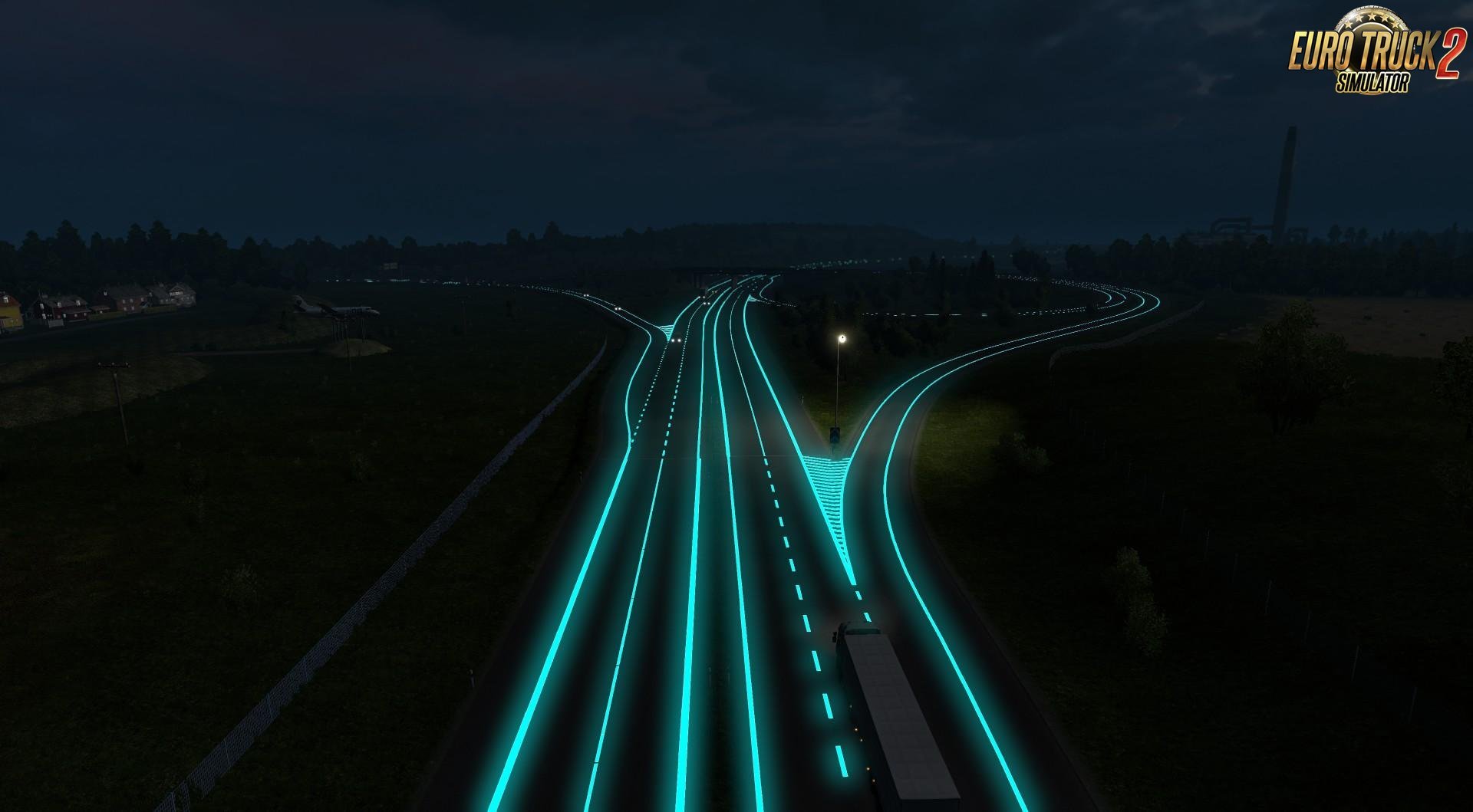 Roadways Luminous v1.0 for Ets2