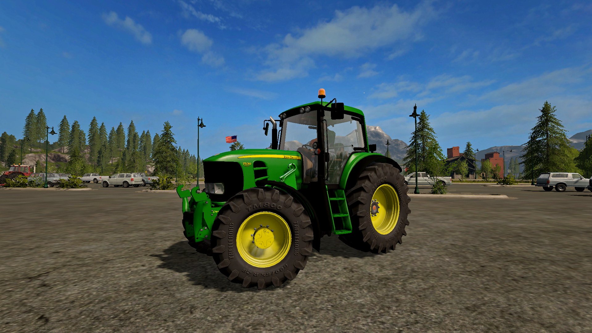 Tractor John Deere 7430/7530 Premium v1.0 by MB3D for FS 17