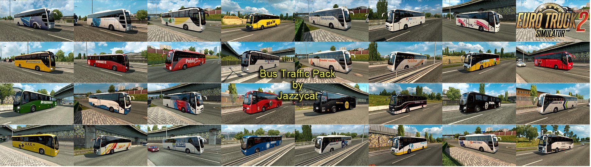 Bus Traffic Pack v1.5 by Jazzycat [1.26.x]
