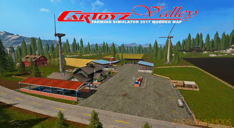 CarToyz Valley Map v1.0 for FS 17