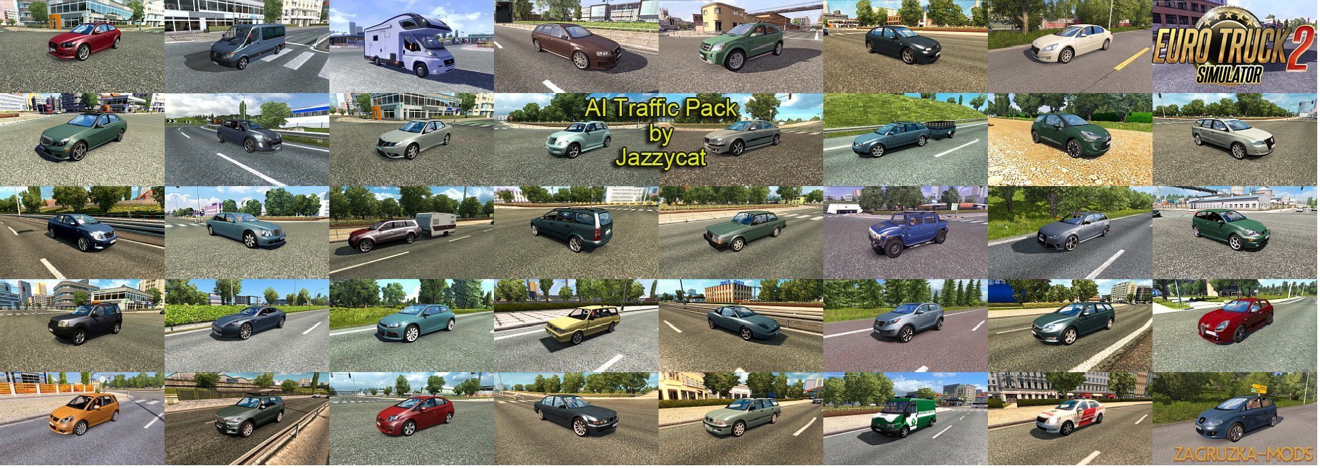 AI Traffic Pack v4.0.1 by Jazzycat [1.26.x]