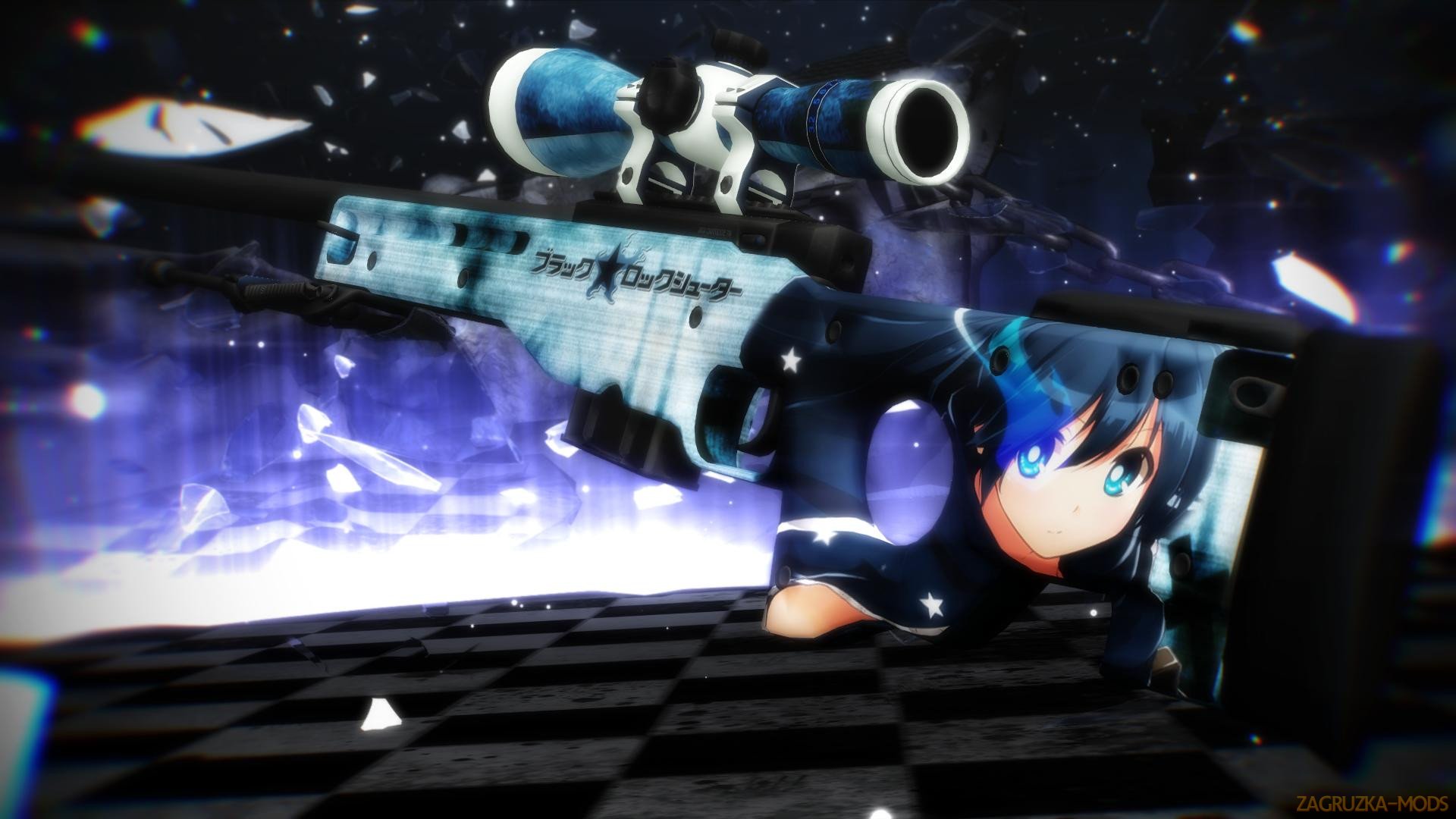 AWP Black Rock Shooter Skin v1.0 for CS:GO