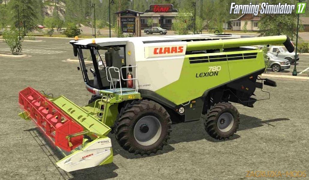 Combine Claas Lexion 780 Wheels v2 for Fs17