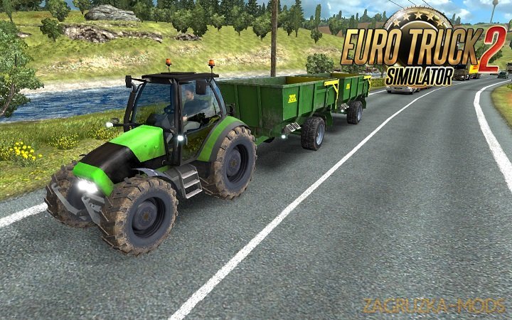 Tractor and trailers with sounds in traffic v2.1 [1.26.x]