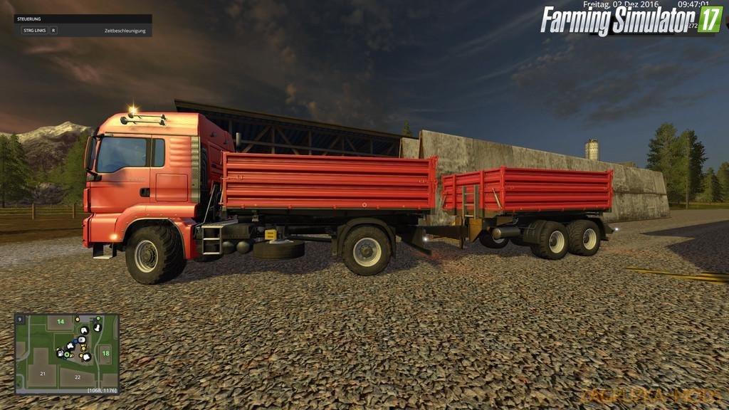 Truck MAN TGS 18.440 Tipper Pack v1.7.3.3 for Fs17