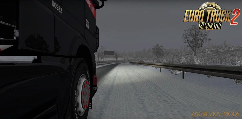 Improved Snowflakes v2.0 for Ets2