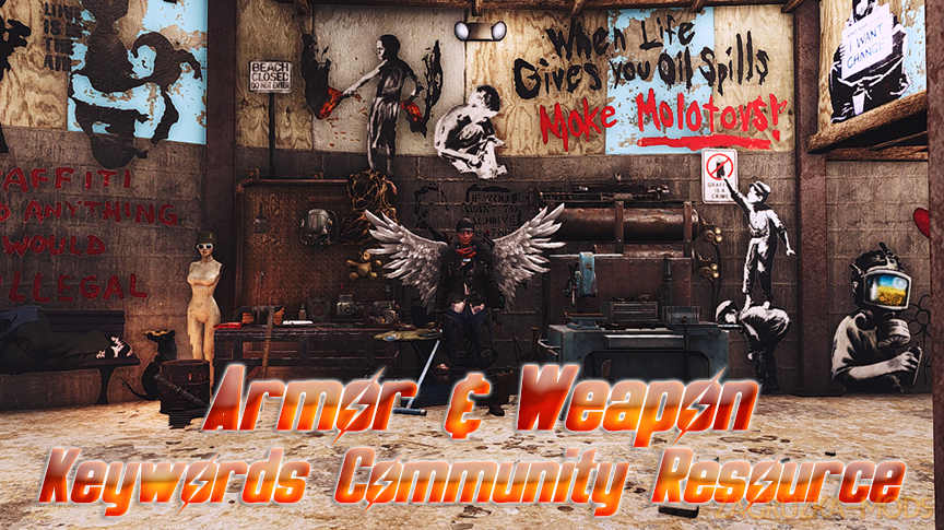 Armor and Weapon Keywords Community Resource (AWKCR) v3.1 for Fallout 4